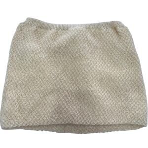 SuperTanya Skirt Womens Medium Handmade Wool Lined Fuzzy Knit Soft Bulgaria